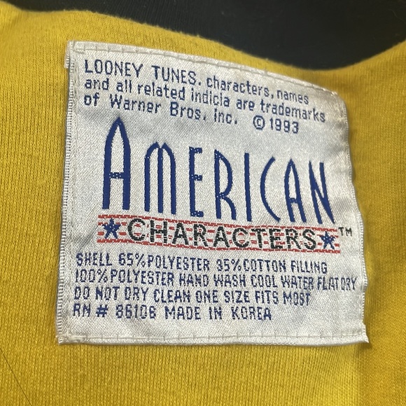 Vintage 90s Looney Tunes Reversible Sweatshirt - Picture 3 of 5